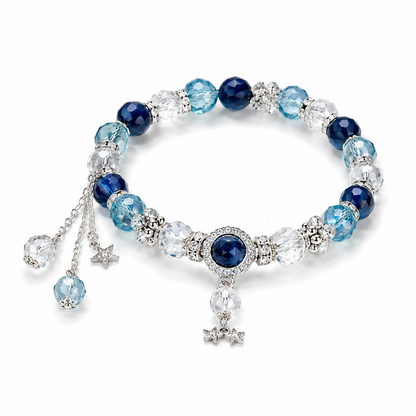 Sparkling Crystal Charm Bracelet