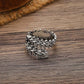 Vintage Gothic Spine Ring for Women