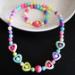 Rainbow Princess Necklace & Bracelet Set
