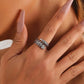 Vintage Gothic Spine Ring for Women