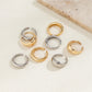 Chunky Gold & Silver Stackable Ring