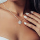 Projection Interlocked Pendant Necklace