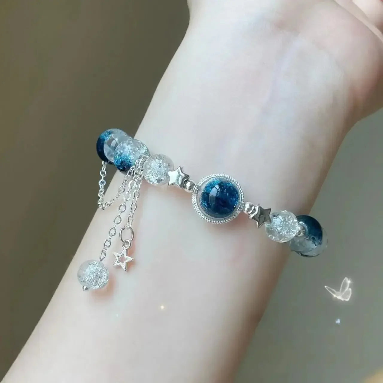 River Butterfly Crystal Bracelet