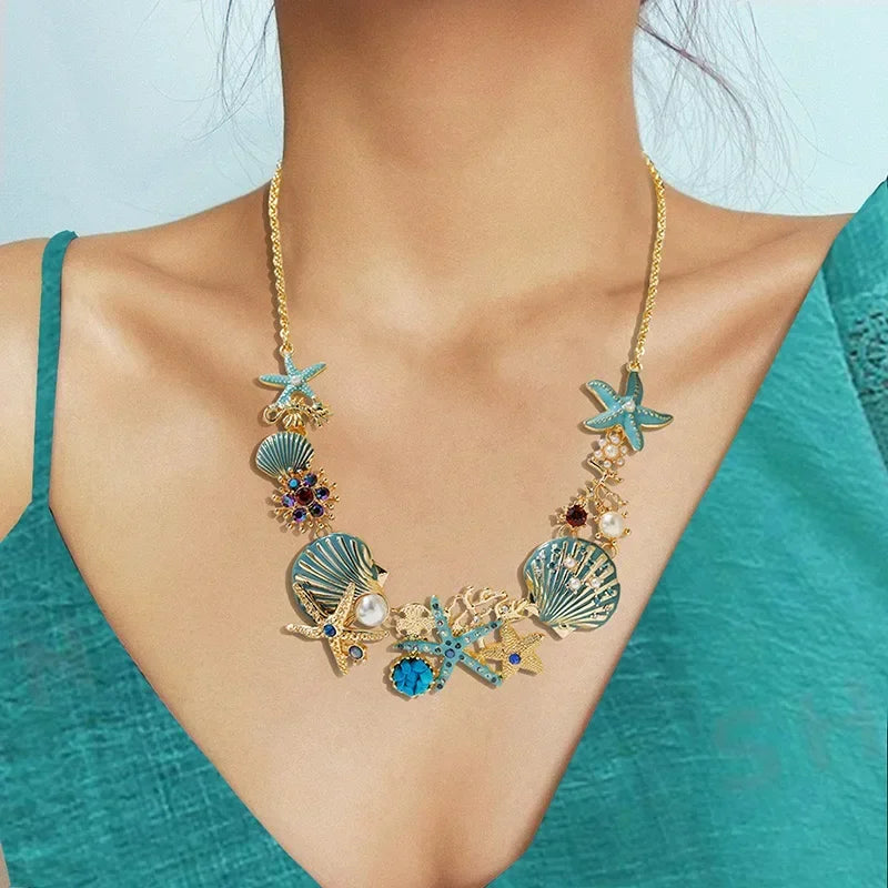 Shell & Pearl Necklace