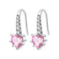 Starfish Drop Heart Earrings