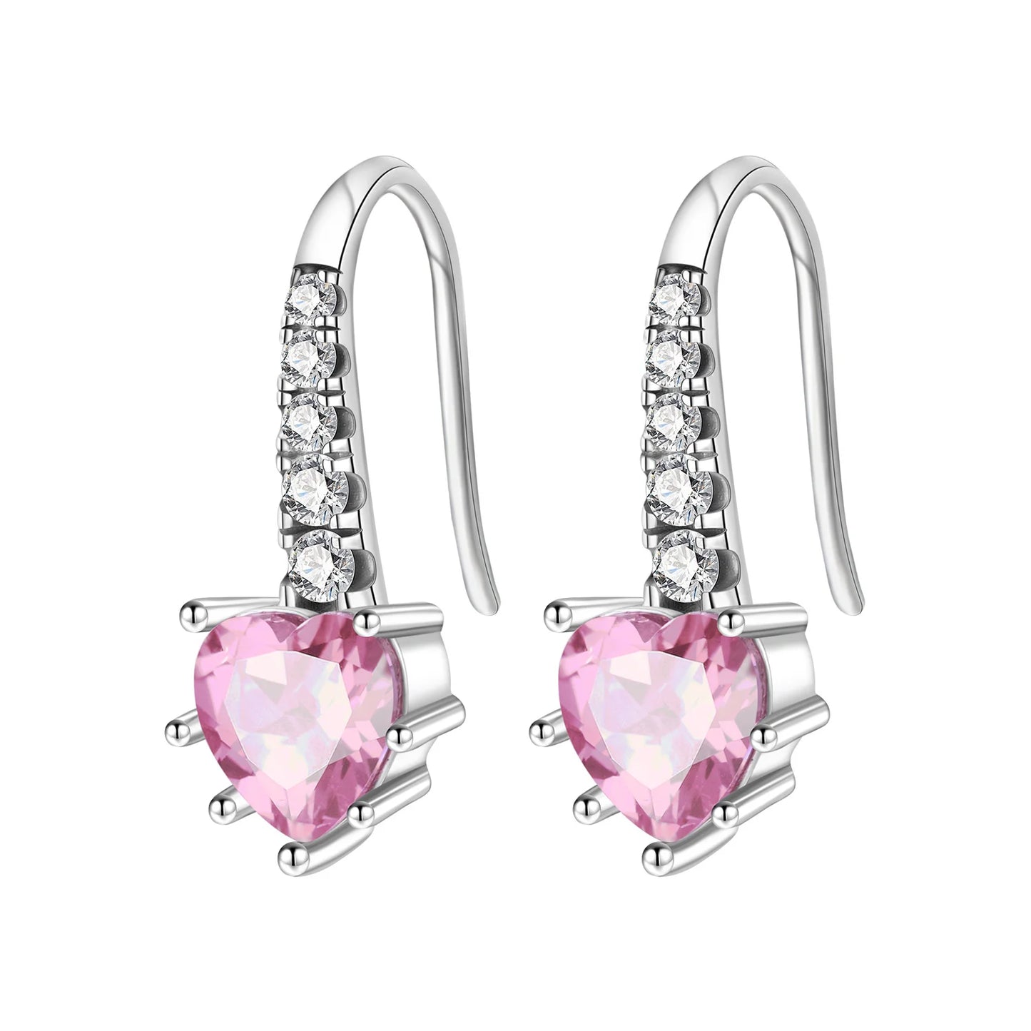 Starfish Drop Heart Earrings