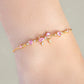 Zircon Butterfly Pink Bracelet