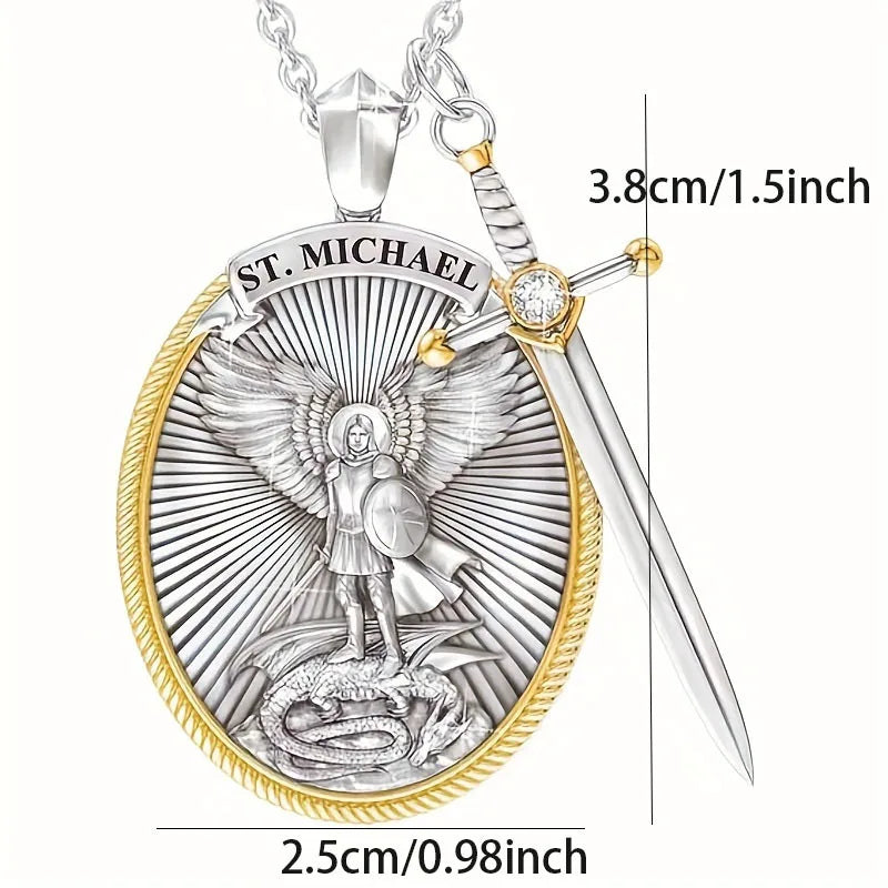 St. Michael Knight Protection Necklace