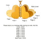 Heart Book Pendant Necklace