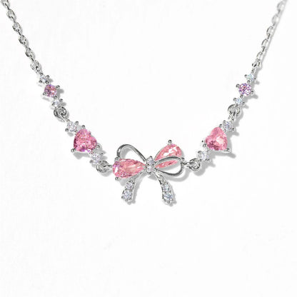 Zircon Butterfly Pink Bracelet