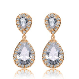 Water Drop Cubic Zirconia Dangle