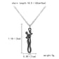 Forever Embrace Hug Couple Necklace