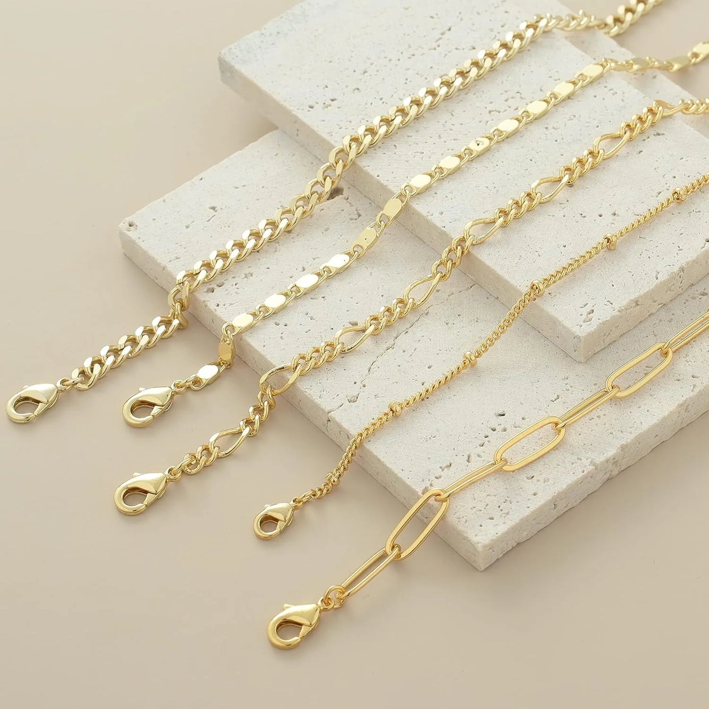 Gold Layered Bracelet Set