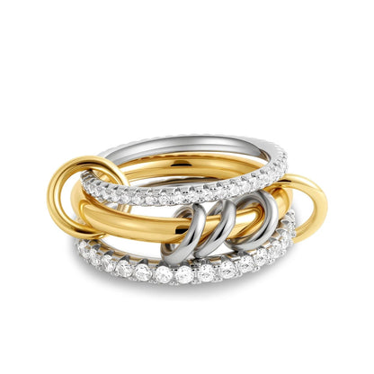 Cubic Zirconia Stackable Rings
