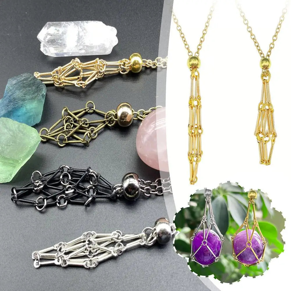 Crystal Cage Necklace