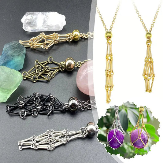 Crystal Cage Necklace