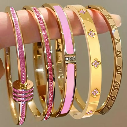 Roman Numeral Bracelet Set