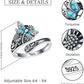 Vintage Dragonfly Turquoise Ring