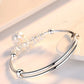 Elegant Silver Charm Bracelet