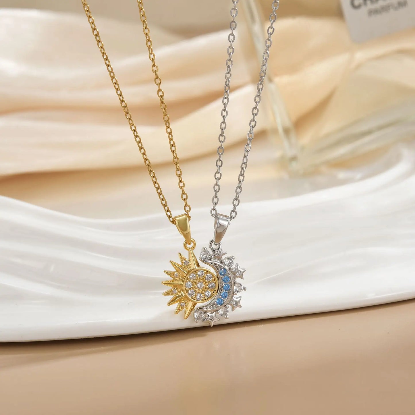 Magnetic Couple Necklace