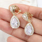 Water Drop Cubic Zirconia Dangle