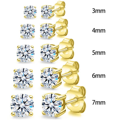 3 Carat Diamond Stud Earrings