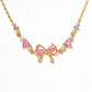 Zircon Butterfly Pink Bracelet