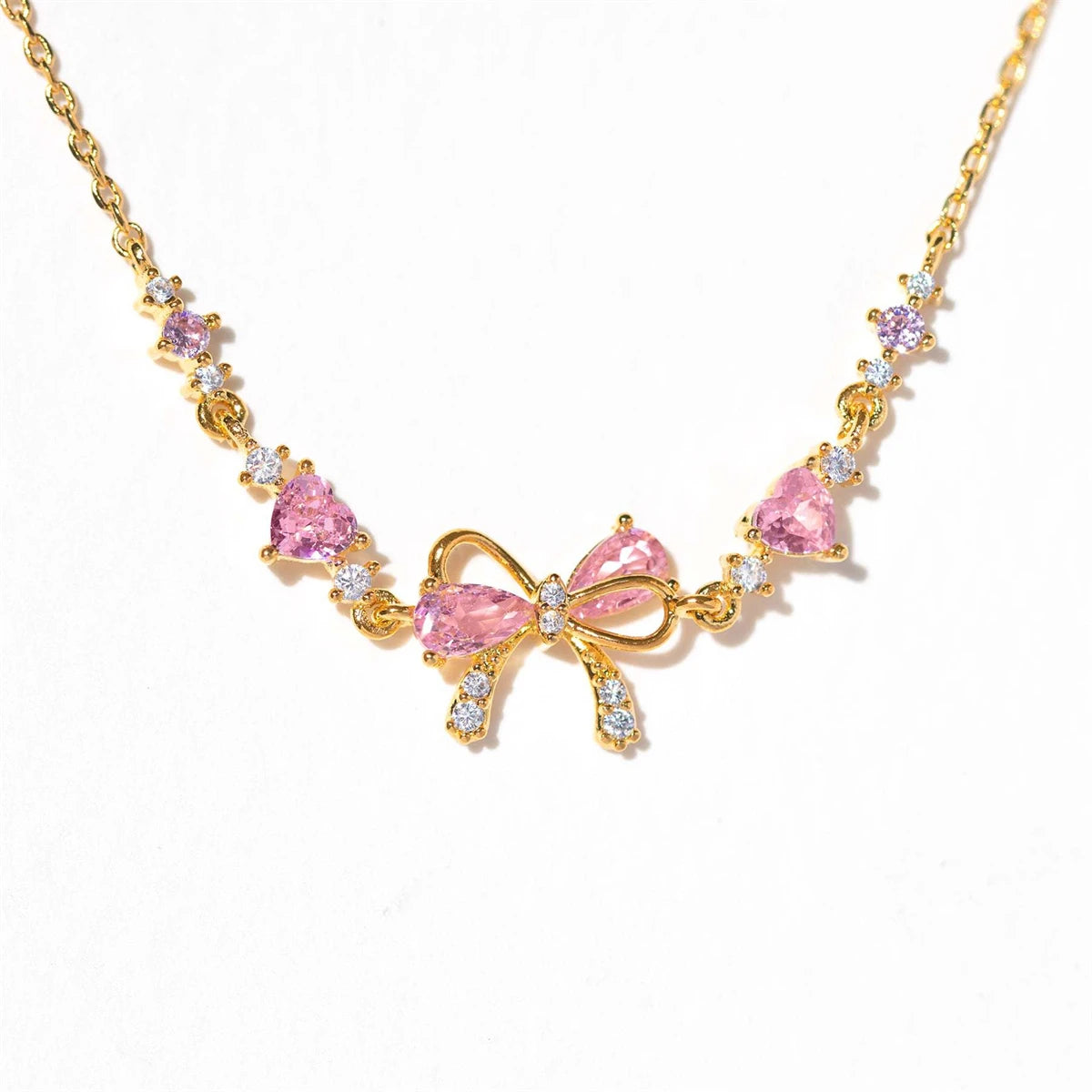Zircon Butterfly Pink Bracelet