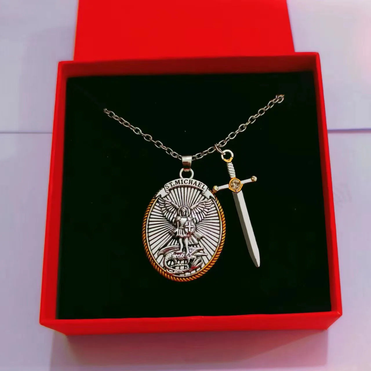 St. Michael Knight Protection Necklace