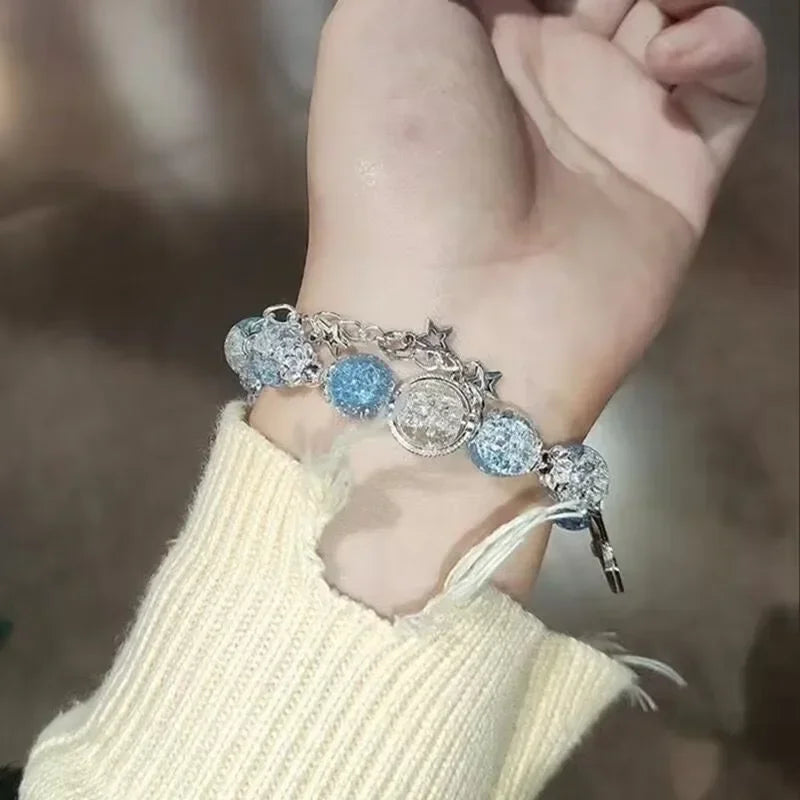 River Butterfly Crystal Bracelet