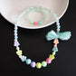 Rainbow Princess Necklace & Bracelet Set