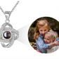 Projection Interlocked Pendant Necklace