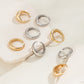 Chunky Gold & Silver Stackable Ring