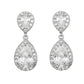 Water Drop Cubic Zirconia Dangle