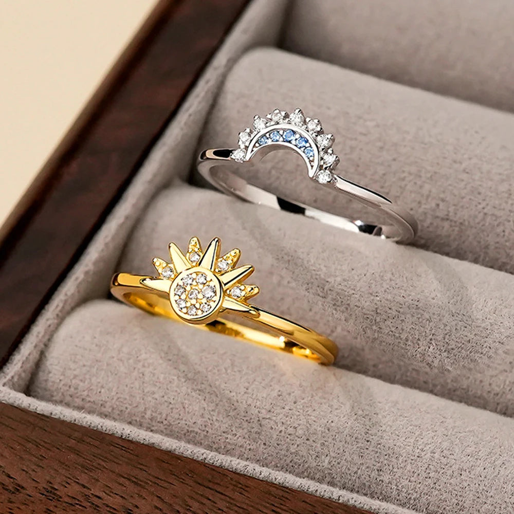 Celestial Sun & Moon Ring