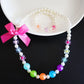 Rainbow Princess Necklace & Bracelet Set