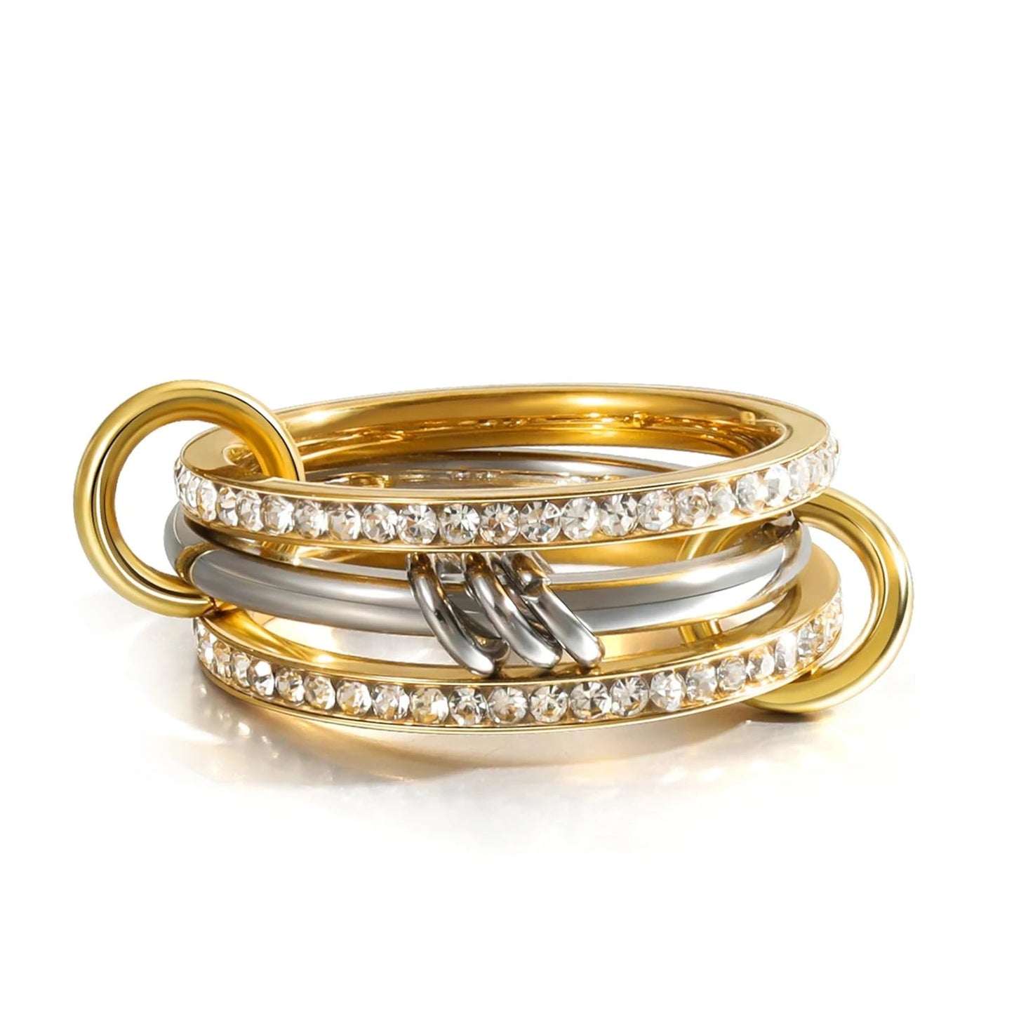 Cubic Zirconia Stackable Rings