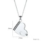 Heart Book Pendant Necklace
