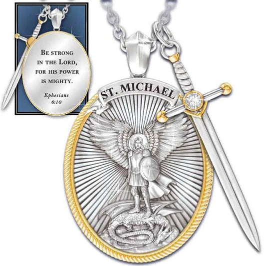 St. Michael Knight Protection Necklace