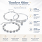 Elegant Silver Charm Bracelet
