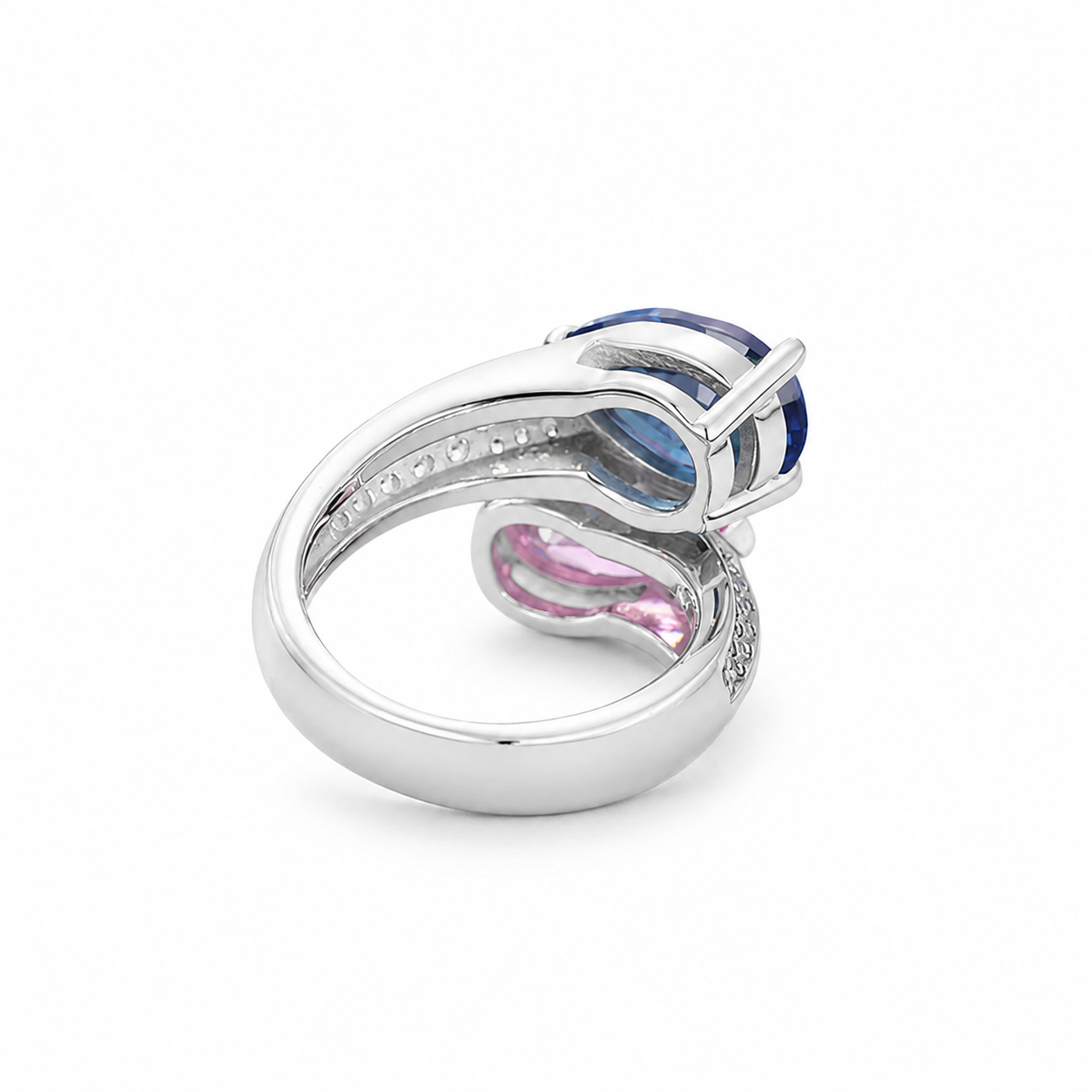 925 Sterling Silver Water Drop Finger Knuckle  Adjustable Rings