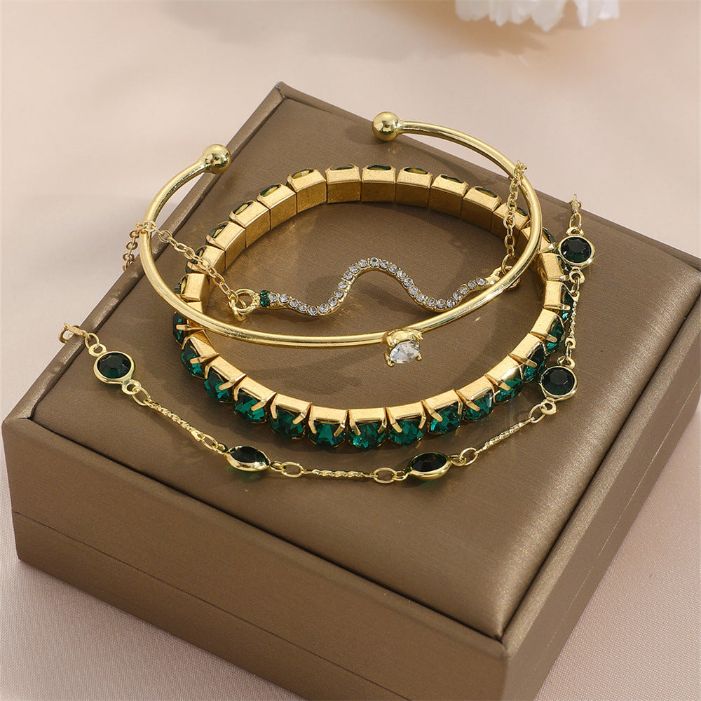 Crystal Bracelet Set