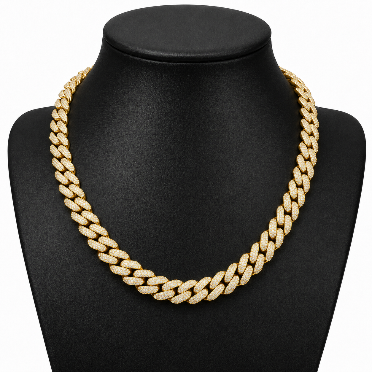 12mm 3 Rows Cuban Link Chain