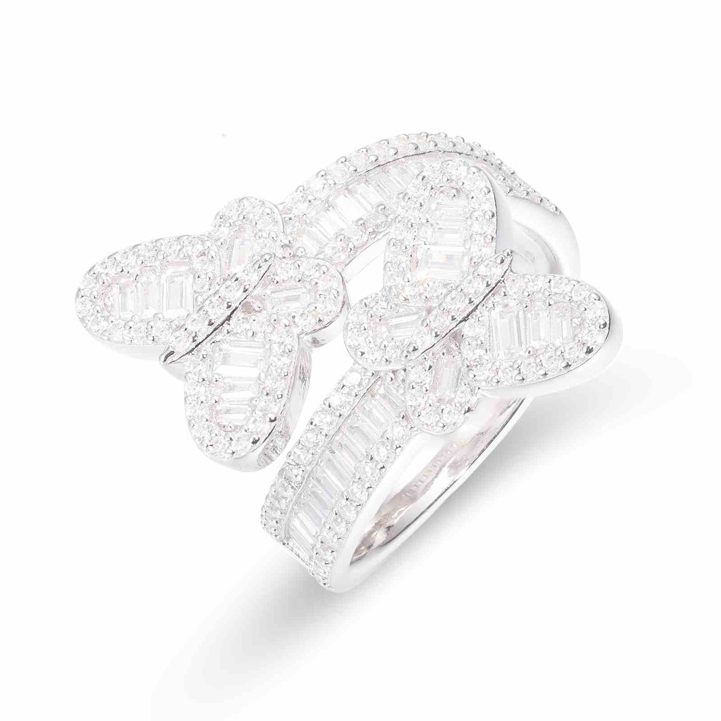 diamond butterfly ring
