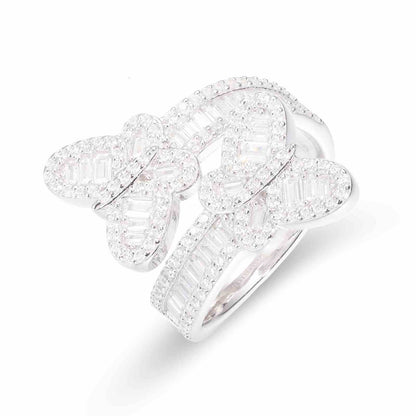 diamond butterfly ring
