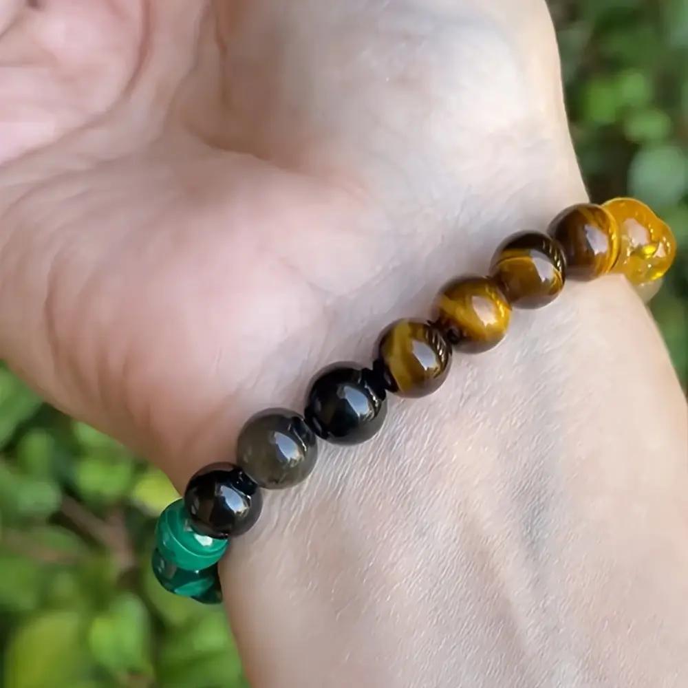 Natural Gemstone Wealth Bracelet