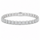 6mm Halo Tennis Bracelet