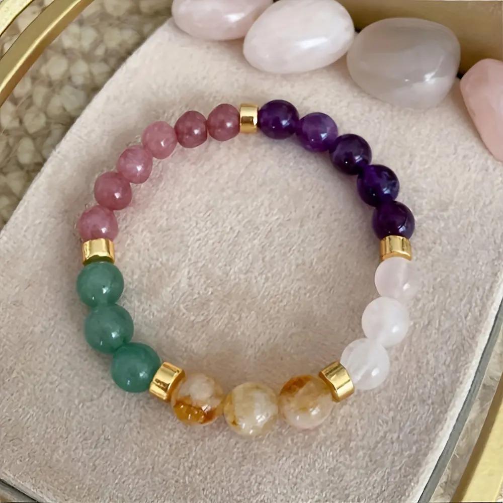 Natural Gemstone Wealth Bracelet