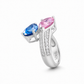 925 Sterling Silver Water Drop Finger Knuckle  Adjustable Rings