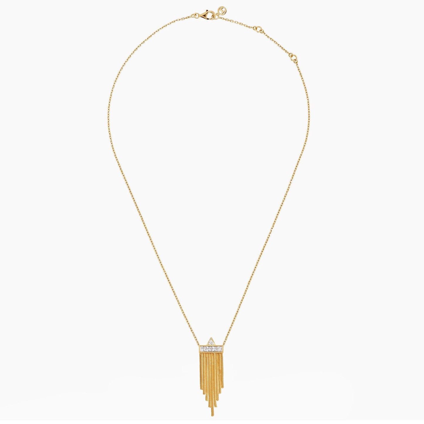 Gold Vermeil Mini Tassel Necklace